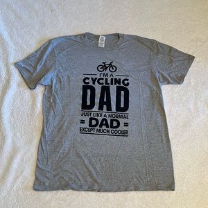 Cycling Dad Tee… size XL grey